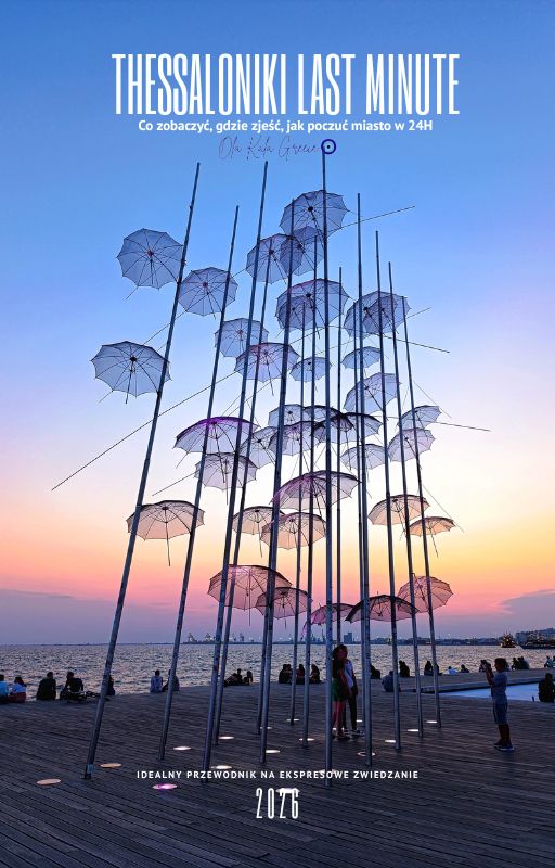 Saloniki rzeźba współczesna parasolki Ombrelles