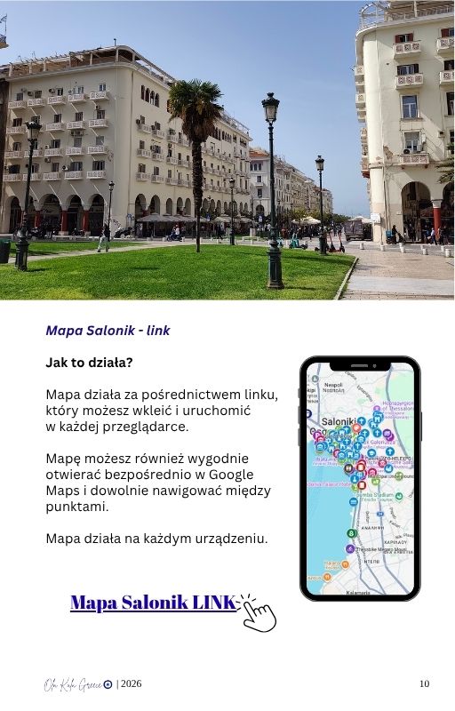 Saloniki Biała Wieża promenada e-book przewodnik po Salonikach